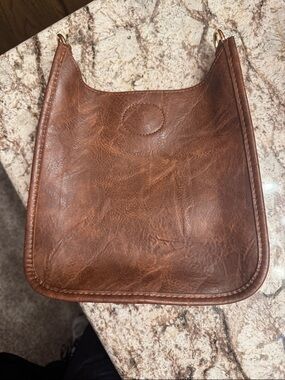 Women's Brown Leather Crossbody Bag - Classic Casual Style
